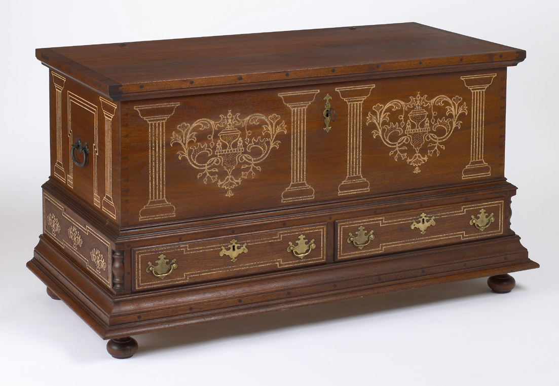 Sulphur Inlaid Blanket Chest