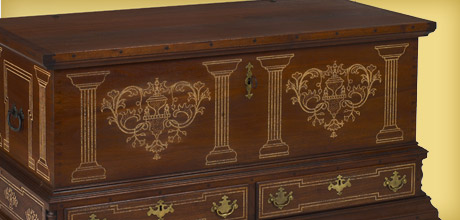 Sulphur Inlaid Blanket Chest