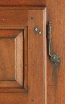 Pennsylvania Step Back Cupboard Detail