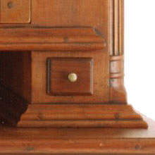 Pennsylvania Step Back Cupboard Detail