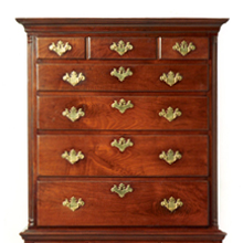 Flat Top Spanish Foot Highboy