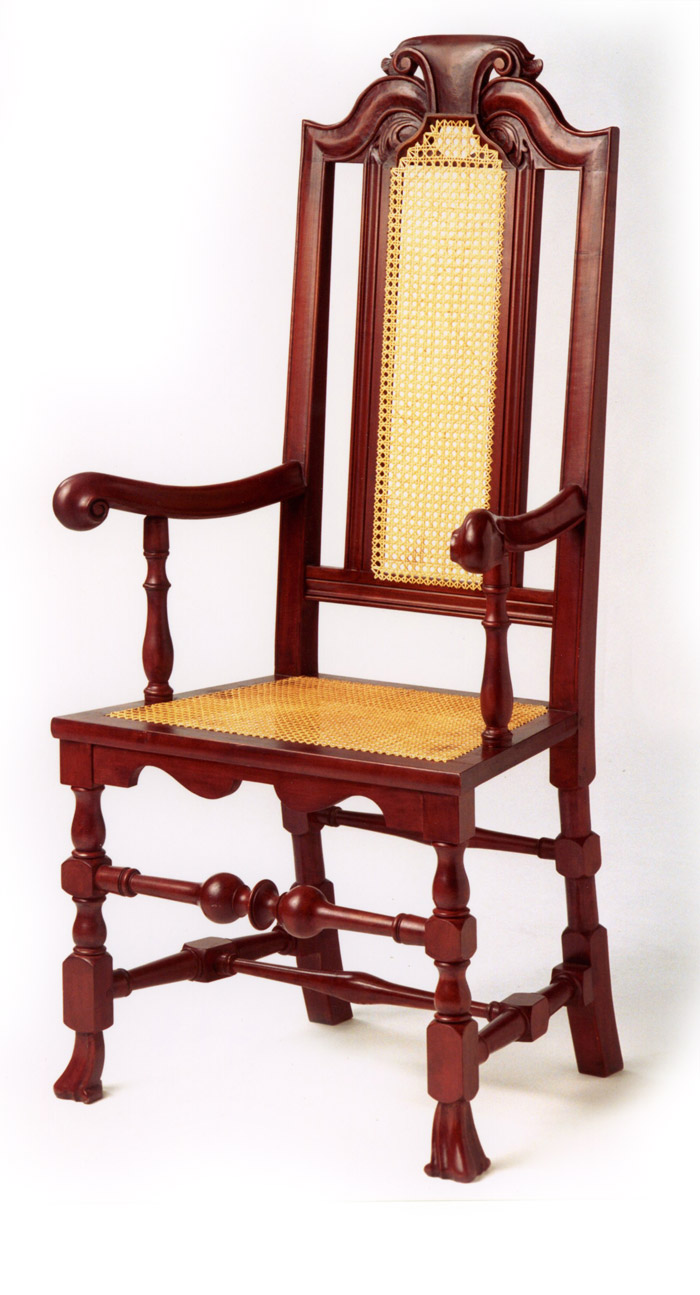 Boston Caned Arm Chair