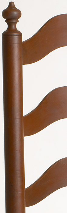 Ladder-back Side Chair Detail