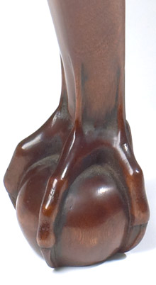 Goddard Corner Chair Foot Detailk