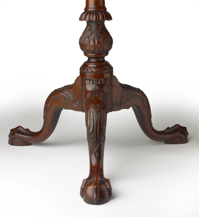 Tilghman Family Tea Table Leg Detail