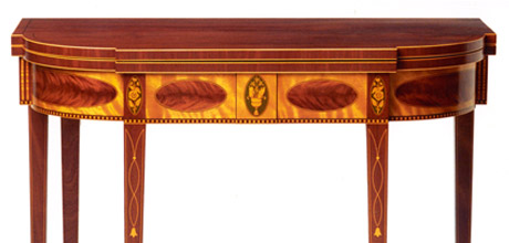 New York Inlaid Game Table